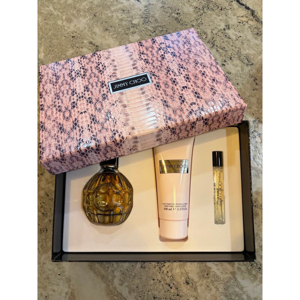 Jimmy Choo perfume lotion box set NIB